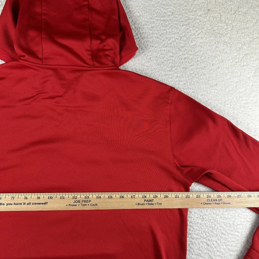 NC State Wolfpack Hoodie Sweatshirt Mens Medium NCAA Football Adidas AEROREADY